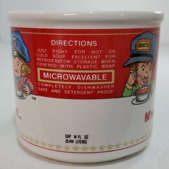 Campbell's Soup CERAMIC Mug Cup Vintage Kids 14 Fluid Oz - Picture 5 of 9